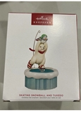 2023 Hallmark Skating Snowball and Tuxedo Keepsake Ornament *NEW*