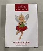 2023 Hallmark #19 Carnation Fairy Keepsake Ornament *NEW*