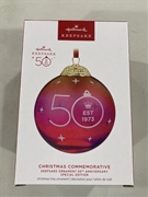 2023 Hallmark Christmas Commemorative 50th Anniversary Special Edition Keepsake Ornament *NEW*