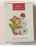 2024 Hallmark Cute as a Button 2nd in Series Keepsake Ornament *NEW*