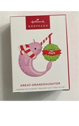 2024 Hallmark Great Granddaughter Narwhal Keepsake Ornament *NEW*