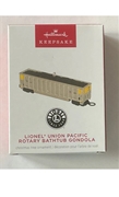 2024 Hallmark Lionel Union Pacific Rotary Bathtub Gondola Keepsake Ornament *NEW*