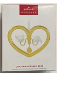 2024 Hallmark Our Anniversary Together Keepsake Ornament *NEW*