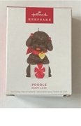 2024 Hallmark #34 Poodle Puppy Love Keepsake Ornament *NEW*