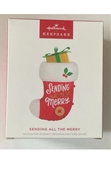 2024 Hallmark Sending All the Merry Stocking Keepsake Ornament *NEW*