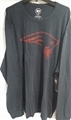 New England Patriots NFL Midnight Long Sleeve Scrum Men's T Shirt *SALE* Size 3XL