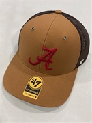 Alabama Crimson Tide Carhartt NCAA Brown Trucker Snapback Hat *NEW*