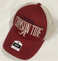 Alabama Crimson Tide NCAA Cardinal Mass Straightaway MVP Mesh Adjustable Snapback Hat *NEW*