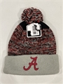 Alabama Crimson Tide NCAA Black Mass Ferndale Knit Cuff Hat w/ Pom *NEW*