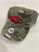 Arkansas Razorbacks NCAA Camo Clean Up Adjustable Hat *NEW*