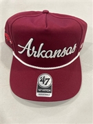 Arkansas Razorbacks NCAA Dark Red Overhand Hitch Snapback Hat *NEW*