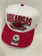 Arkansas Razorbacks NCAA White Prime Play Hitch Snapback Hat *NEW*