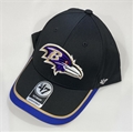 Baltimore Ravens NFL Black Grind MVP Adjustable Hat