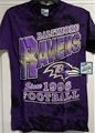 Baltimore Ravens NFL Purple Streaker Tie Dye Vintage Tubular Men's Tee *NEW* - Dozen Lot