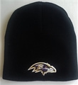 Baltimore Ravens NFL Classic Black Beanie Knit Hat