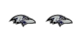Baltimore Ravens NFL Silver Post Stud Earrings *SALE*