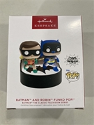 2023 Hallmark Batman and Robin Funko Pop Keepsake Magic Light & Sound Ornament *SALE*