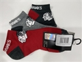 Chicago Blackhawks NHL Team Color Seabrook Motion Low Cut Sock 3 Pack *SALE* Size L