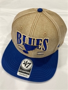 St. Louis Blues Vintage NHL Khaki Chilmark Captain Snapback Hat *NEW*