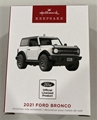 2022 Hallmark Keepsake 2021 Ford Bronco Diecast Metal Car Ornament *NEW*