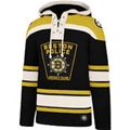 Boston Bruins Police Department NHL Jet Black Superior Lacer Men's Hoodie