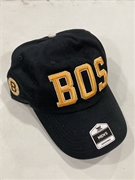 Boston Bruins Vintage NHL Black Mass Clique Clean Up Adjustable Hat "NEW"