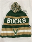 Milwaukee Bucks NBA Dark Green Bering Knit Cuff Pom *NEW*