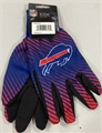 Buffalo Bills NFL Full Color 2 Tone Sport Utility Gloves - 6ct Lot *NEW*