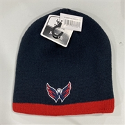 Washington Capitals NHL Navy Mass Brinker Knit Beanie *NEW*