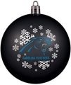 Carolina Panthers NFL Snowflake Shatter-Proof Ball Ornament - 6ct Case