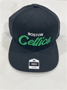 Boston Celtics NBA Black Mass Long Hand Captain Snapback Hat *NEW*
