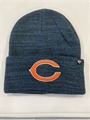 Chicago Bears NFL Navy Brain Freeze Knit Cuffed Cap *NEW*