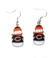 Chicago Bears Snowman NFL Dangle Earrings