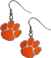 Clemson Tigers Logo NCAA Dangle Earrings *NEW*