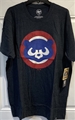 Chicago Cubs Cooperstown MLB Fall Navy Throwback Club Men's Tee *Lot of 10*