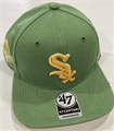 Chicago White Sox Cooperstown ASG MLB Fatigue Green Sure Shot Under Captain Adjustable Snapback Hat *NEW*