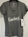 Dallas Cowboys NFL Slate Grey Wave Club Women's Scoop Neck Tee *SALE* Size S