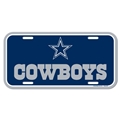Dallas Cowboys NFL Souvenir Blue Plastic License Plate