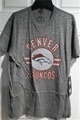 Denver Broncos NFL Vintage Grey Tri-State Men's T Shirt