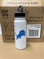 Detroit Lions NFL 25oz Single Wall Stainless Steel Flip Top Water Bottle *NEW* - 6ct Case