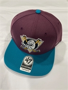 Anaheim Ducks NHL Plum No Shot Captain Snapback Hat *NEW*