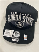 Florida State Seminoles NCAA Black Pomona Hitch Snapback Hat *NEW*