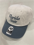 Florida State Seminoles NCAA Sandstone Foundation Script Two Tone Clean Up Hat *NEW*
