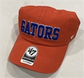 Florida Gators NCAA Vintage Orange Script Clean Up Adjustable Hat *NEW*