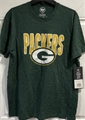 Green Bay Packers NFL Dark Green Splitter Men's Club Tee *NEW*