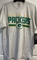 Green Bay Packers NFL Relay Grey Men's Stripe Thru Franklin Tee *NEW*