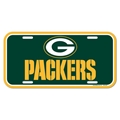 Green Bay Packers NFL Souvenir Green Plastic License Plate
