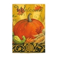 Heritage Pumpkin "WELCOME" 2-Sided Garden Flag *NEW*