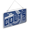 Indianapolis Colts NFL Metal License Plate Ornament
