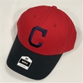 Cleveland Guardians MLB Red Mass Basic MVP Adjustable Hat